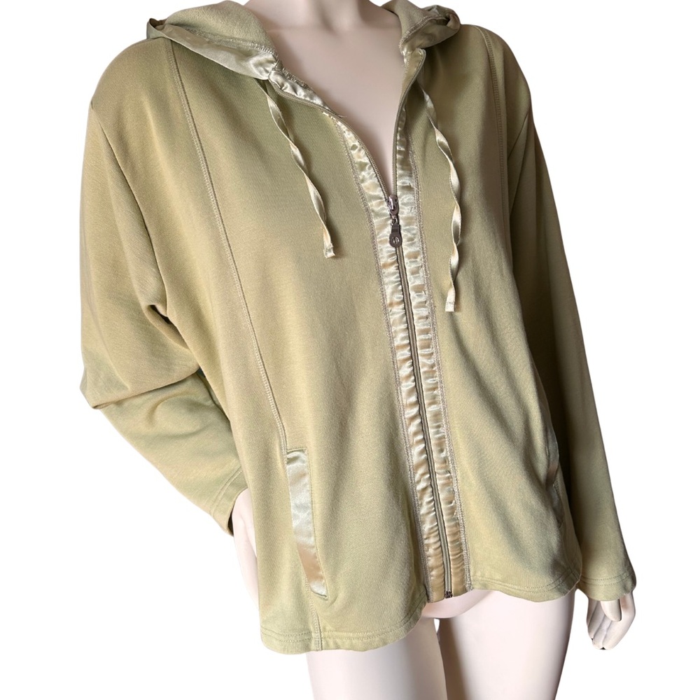 Norm Thompson Green Knit Jacket